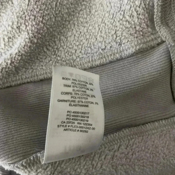 Tna Aritzia Cozy Fleece Boyfriend Crewneck in Purple Tie Dye Oversized Size 2 - Picture 11 of 11